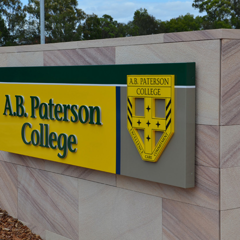 College 3D Signs